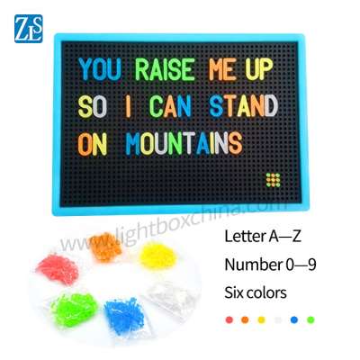 A4 LED Cinematic Retro Studio Letter Lightbox Cinema Peg Light Up Board